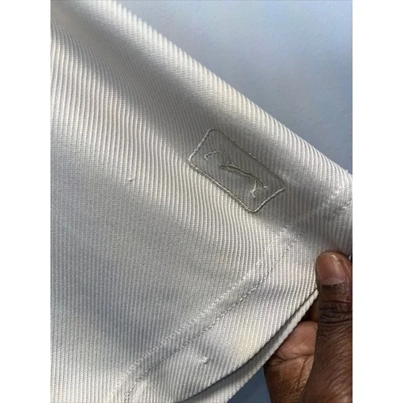 PGA Tour Polo Shirt Mens Large Tan Short Sleeve Golf Performance Good Ribbed - Picture 6 of 12